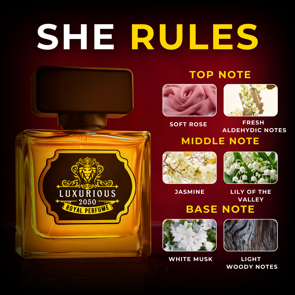 SHE RULES – Confidence in a Bottle