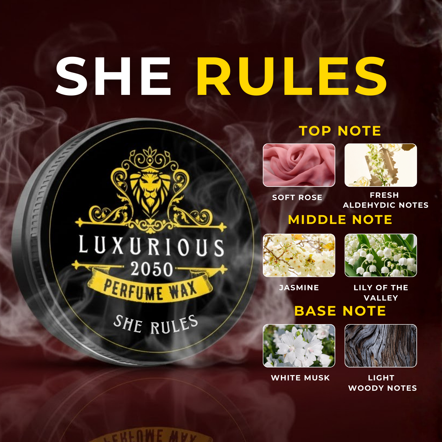 SHE RULES – Confidence in a Bottle